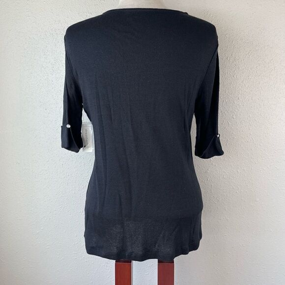 NWT Dressbarn Half Sleeve Top Size L - Picture 5 of 6